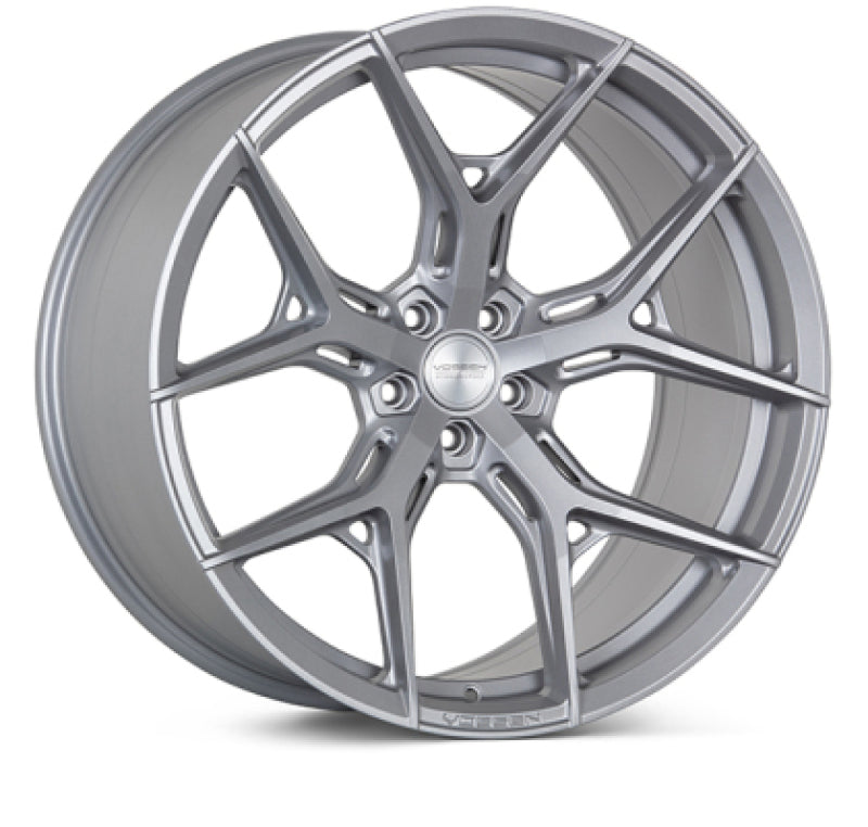 Vossen HF5 - 21x9.5 - ET16 - 5x112 - 66.56 - DEEP - SS - Satin Silver Wheel