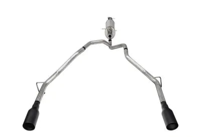 Corsa 25-26 Ram 2.5in Stainless Steel Sport Cat-back Dual Rear Exit 5.0in Black Tips