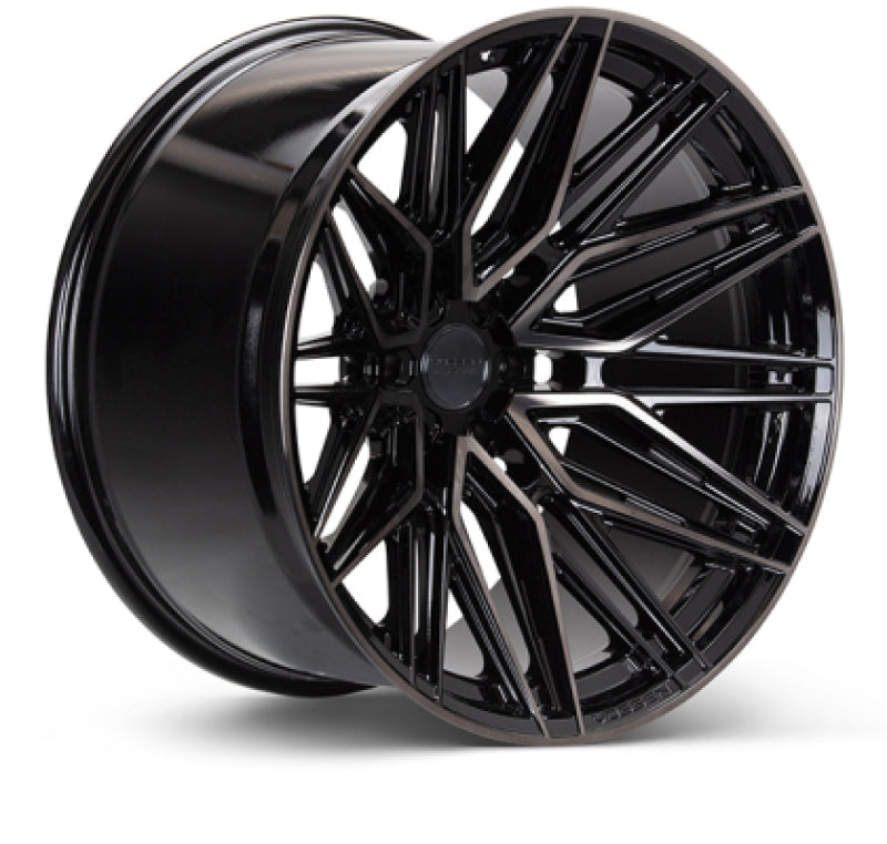 Vossen HF6-5 22x12 - 6x139.7 - ET-44 - Ultra Deep Face - 106.1 - Tinted Gloss Black Wheel
