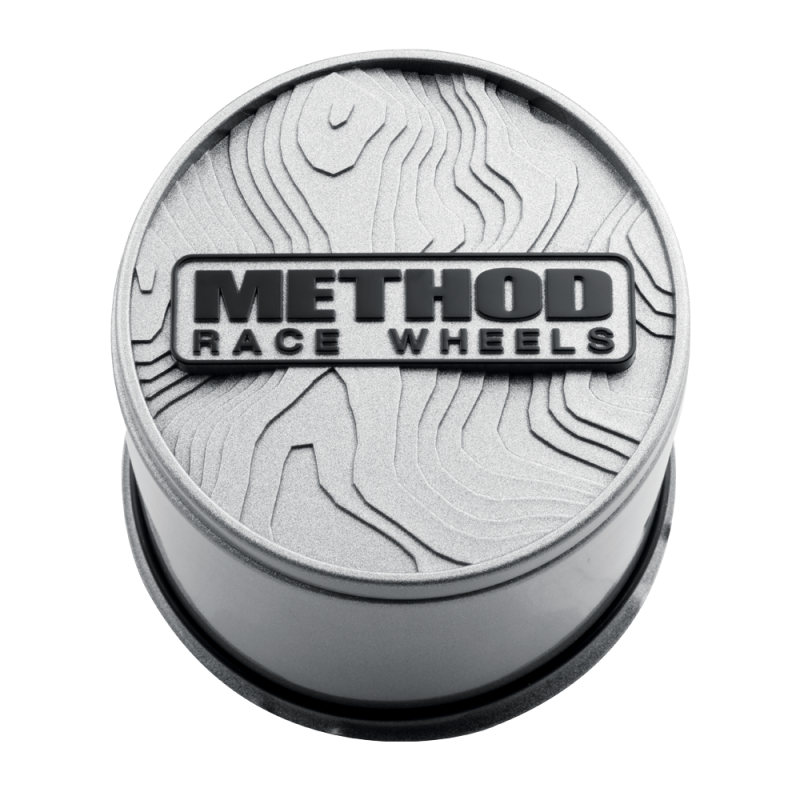 Method Race Wheels Topo Push-Through Center Cap - Silver