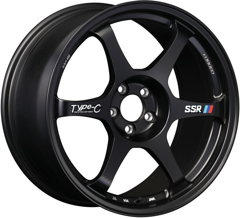 SSR Type-C Forged 18x9.5 +45 5/100 - Sprint Black Wheel
