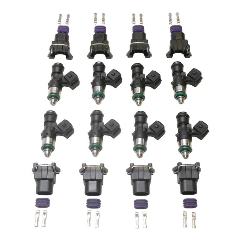 DeatschWerks Set of 8 1500cc/min For The Fitech Go EFI 8/Holley Super Sniper 1250/ Sniper Xflow 1375