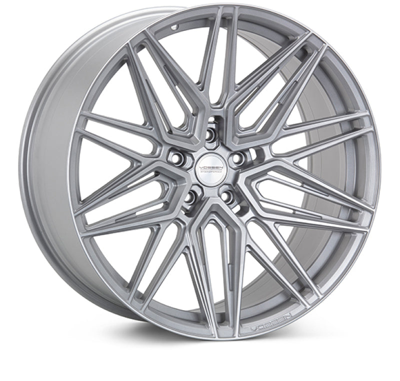 Vossen HF-7 19x9.5 / 5x112 / ET25 / 66.56 / Deep - Satin Silver Wheel