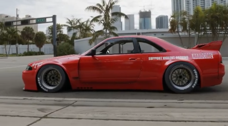 GReddy Rocket Bunny 95-98 Nissan Skyline GT-R R33 Side Skirts