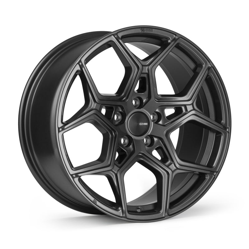 Enkei Quest 20x9 / 5x112 BP / ET35 / 72.6mm Bore - Gloss Light Gunmetal Wheel