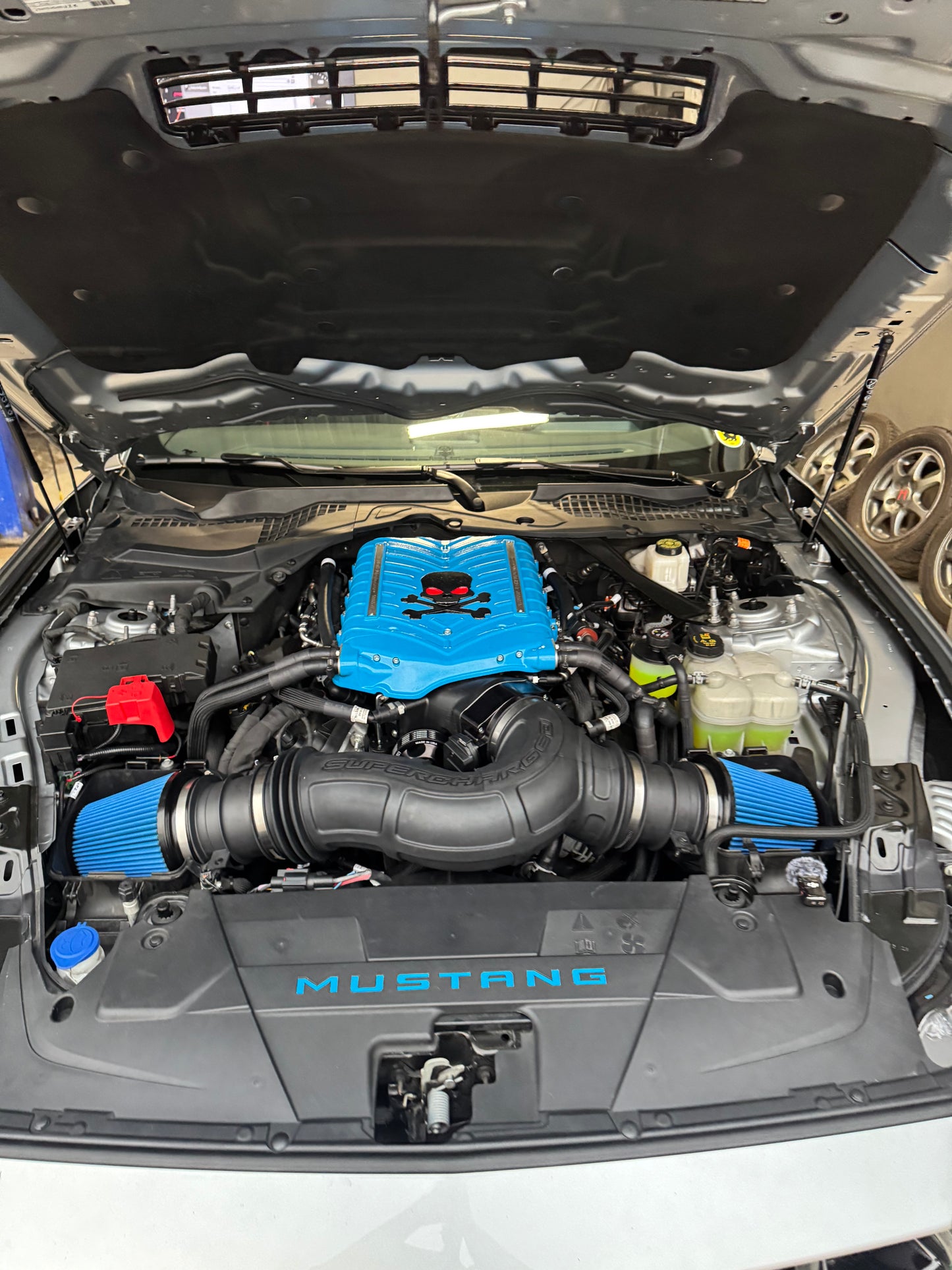 Lethal Performance Special Edition Whipple Superchargers Stage 2 Gen 6 3.0L Supercharger - Complete Kit (2024+ Mustang GT / Dark Horse) - WK-2640-S2-30-LP