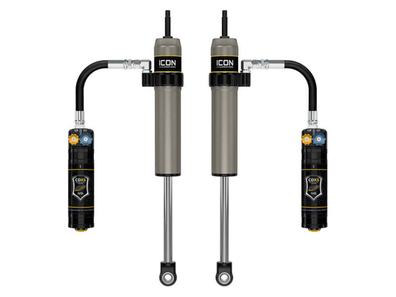 ICON 05-23 Toyota Tacoma 0-1.5in Lift Rear VS 2.5 Alum Remote Resi Shock Absorber w/ CDXS Pair