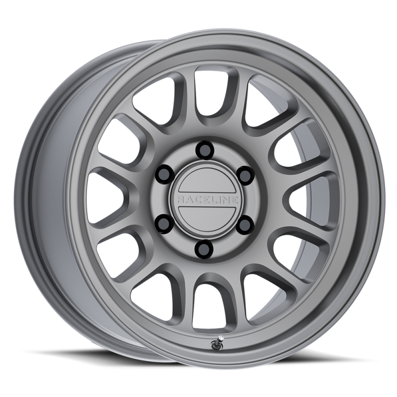 Raceline 958T Rogue 17x8in.5 / 6x139.7 BP / 35mm Offset / 106.1mm Bore - Titanium Wheel