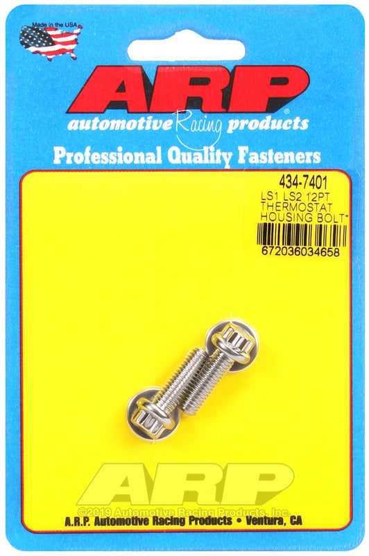 ARP LS1 LS2 SS 12pt thermostat housing bolt kit