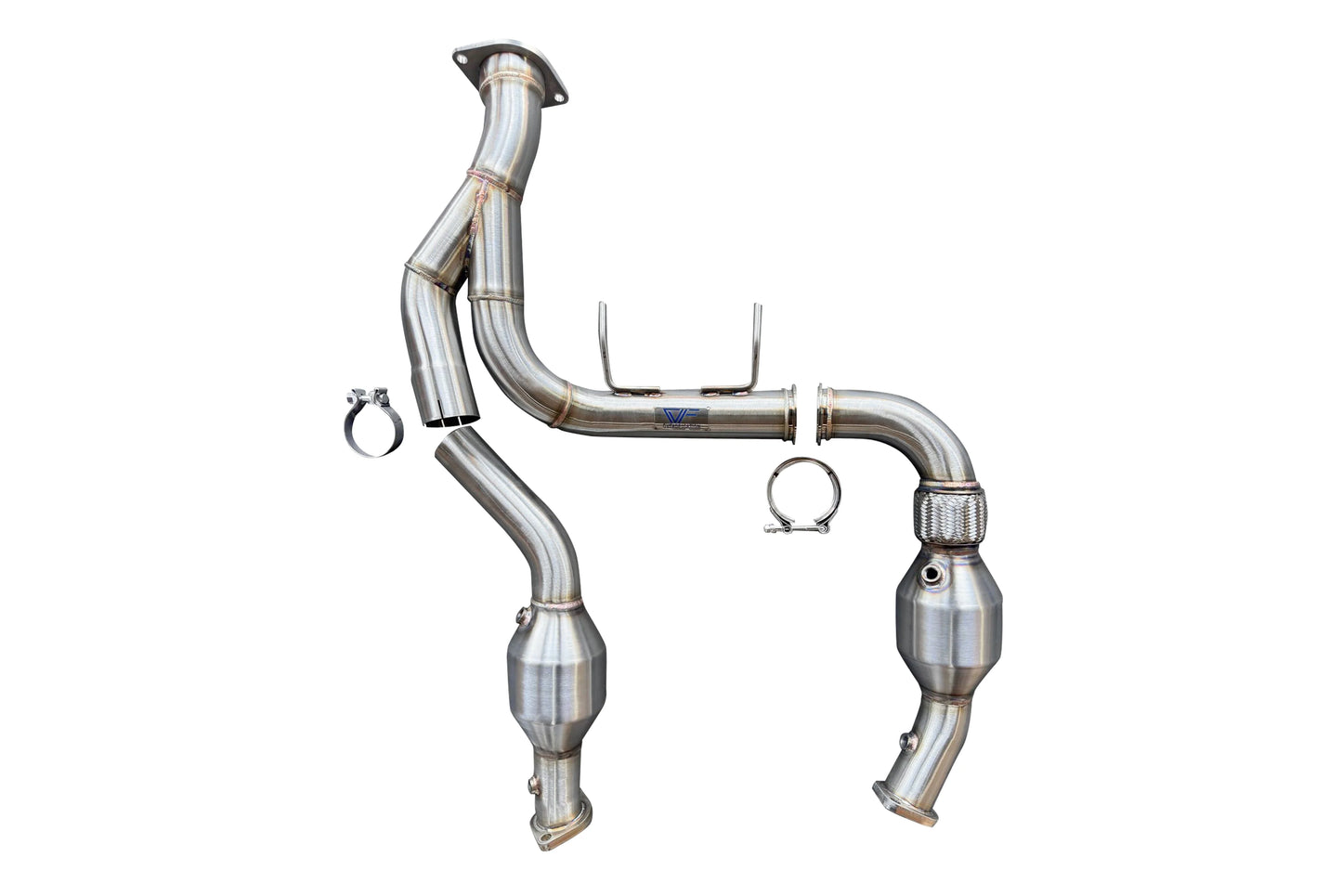 CVF Stainless Steel RACE or Catted Downpipes F-150 3.5 (2021-2023)