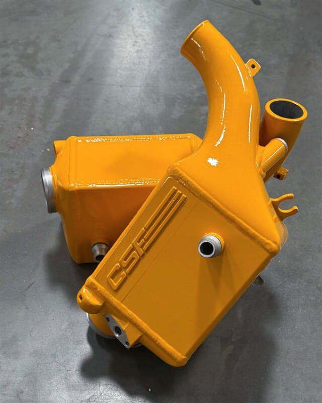 CSF 2025+ BMW G90 M5 / G99 M5 Touring Charge Air Cooler - Nitro Yellow