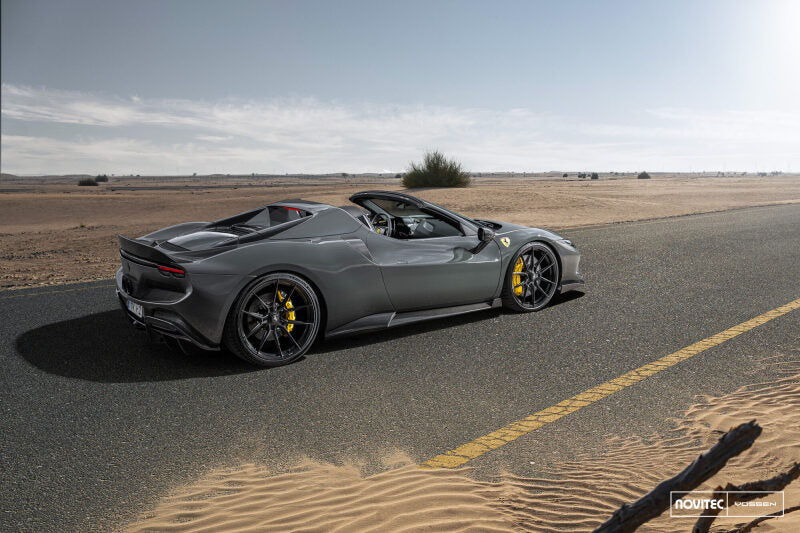 Vossen x Novitec NF10 21x9.5in - 5x114.3 BP - ET38 - Gloss Black Ferrari 296 Front Wheel