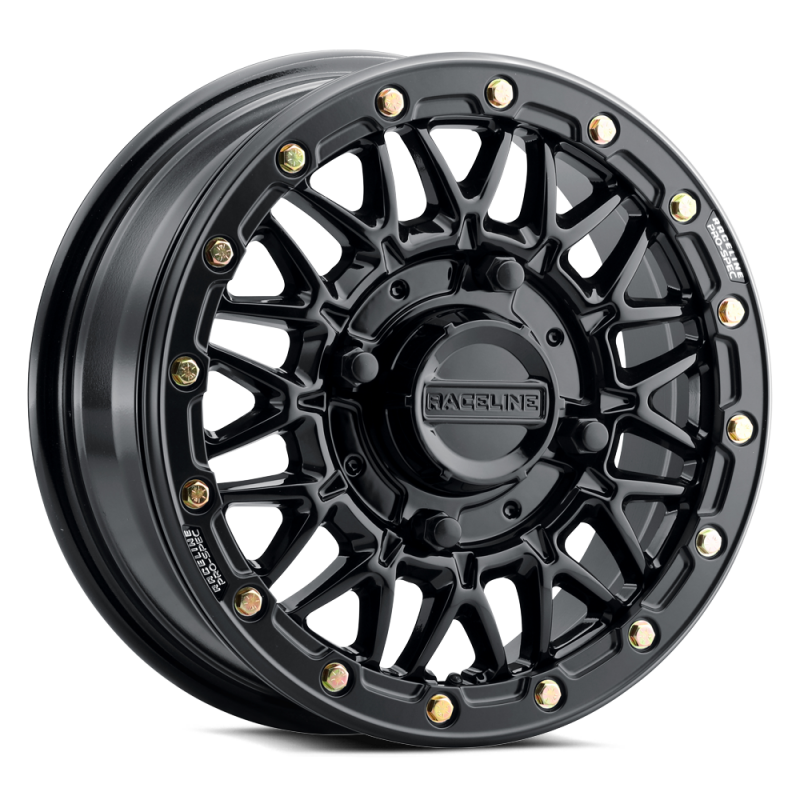 Raceline A15 Omega 15x7in / 4x137 BP / 38mm Offset / 110.18mm Bore - Gloss Black