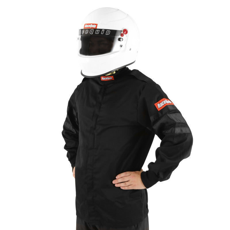 RaceQuip Black SFI-1 1-L Jacket - Small