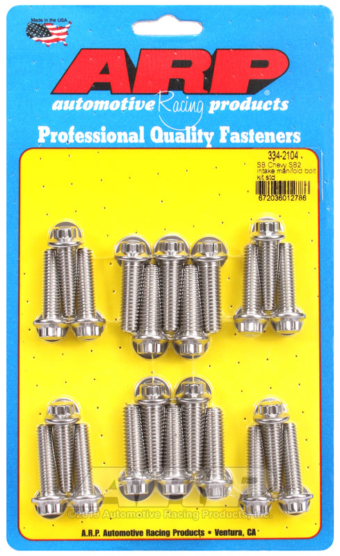ARP SB Chevy SB2 Intake Manifold Bolt Kit - Standard