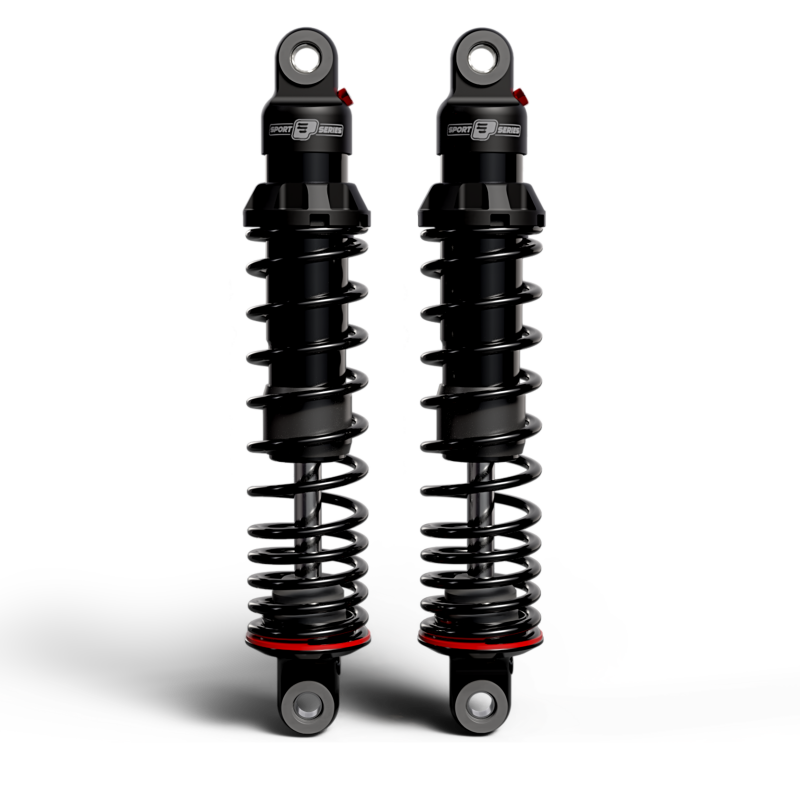 Progressive 91-05 Harley-Davidson Early Dyna 494 Series Shocks 12.5in Bushing - Black