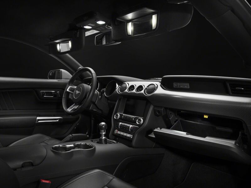 Raxiom 15-23 Ford Mustang Axial Series Stage 1 Interior LED Lighting Kit- Cool White