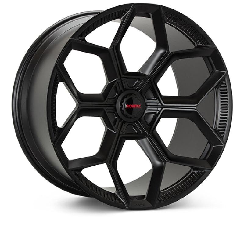 Vossen x Novitec NL5-Cl 21x12.5in - 5x112 BP - ET43 - Satin Black Lamborghini Huracan Rear Wheel