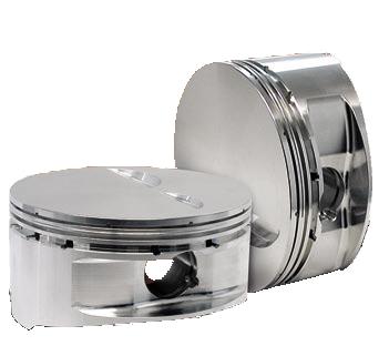 CP Piston & Ring Set for Ford 5.4L V8 Modular Dish - 3.572 Bore - 8.0:1 CR - Set of 8