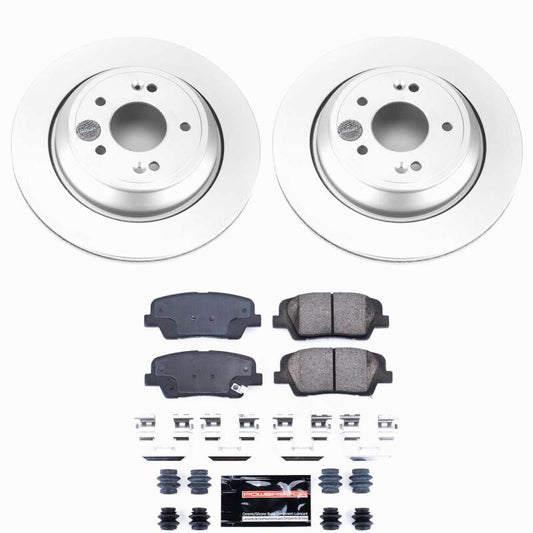 Power Stop 11-16 Hyundai Equus Rear Z23 Coated Brake Kit