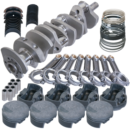 Eagle Chevy 454 4.250in Crank 6.385in I-Beam Rods -3cc Flat Top 4.280in Pistons Rotating Assembly