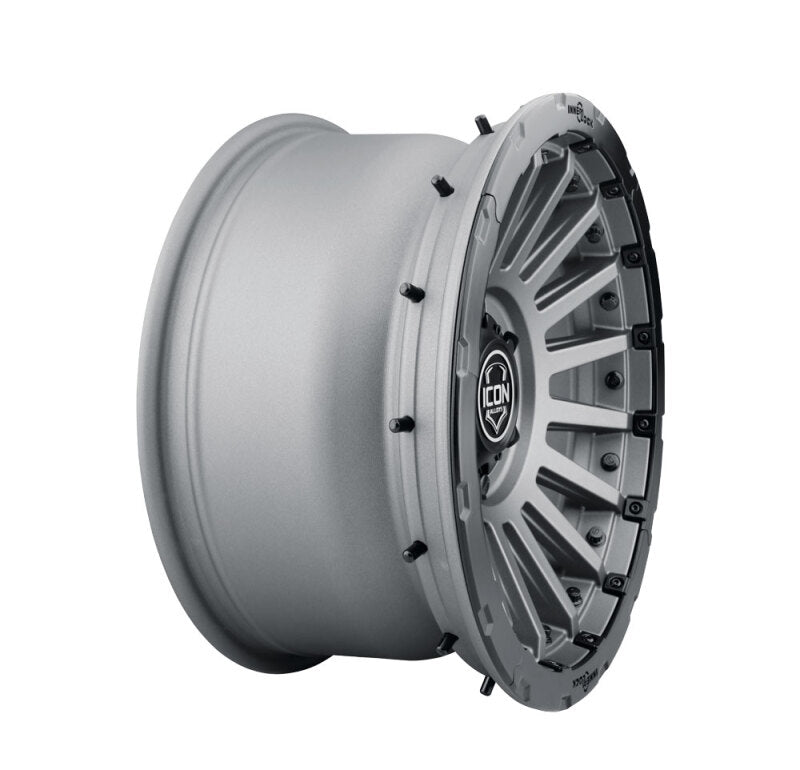 ICON Alloys Recon Pro Satin Charcoal- 18 X 9 - 6 X 135 - 6MM 5.25in BS