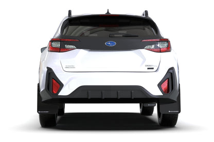 Rally Armor 24-26 Subaru Crosstrek Black UR Mud Flap Light Blue Logo