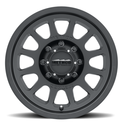 Method MR703 Bead Grip 18x9 12mm Offset 8x6.5 130.81mm CB - Matte Black