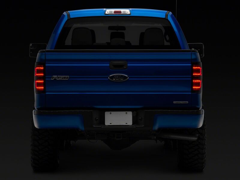 Raxiom 09-14 Ford F-150 Styleside Axial Series LED Tail Lights- Black Housing- Smoked Lens