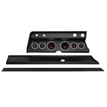 Autometer Designer Black Direct Fit Dash Kit 1966 Chevy Chevelle (2 x 3-3/8in. / 4 x 2-1/16in.)