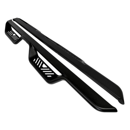 Westin 07-18 Jeep Wrangler JK Unlimited Outlaw Drop Nerf Step Bars - Textured Black