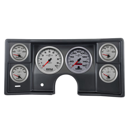 Autometer Ultra-Lite II Direct Fit Dash Kit 78-81 Malibu / El Camino (2 x 5in. / 4 x 2-5/8in.)