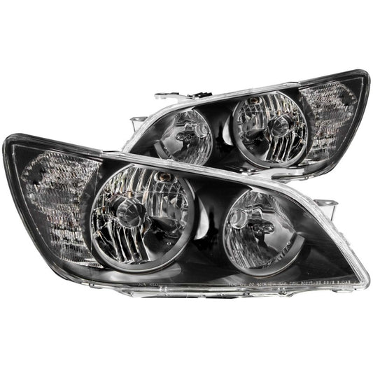 ANZO 01-05 Lexus IS300 Crystal Headlights Black (HID)