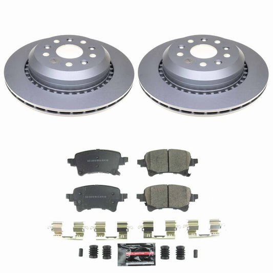 Power Stop 20-25 Jeep Gladiator Rear Z23 Coated Brake Kit