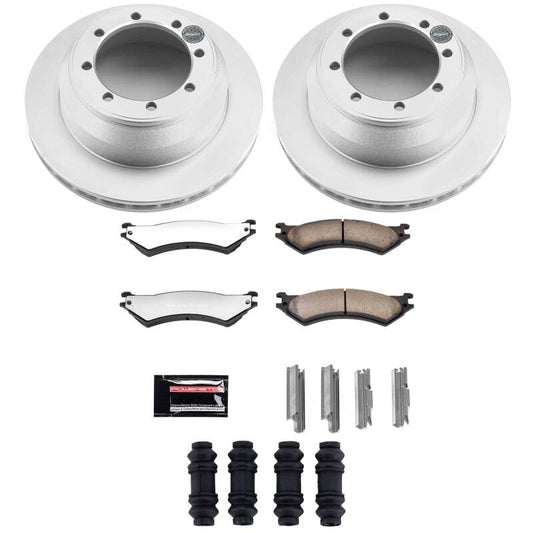 Power Stop 03-05 Ford E-350 Club Wagon Rear Z36 Coated Truck & Tow Brake Kit