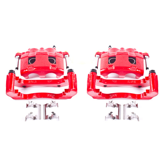 Power Stop 06-11 Buick Lucerne Front Red Calipers w/Brackets - Pair