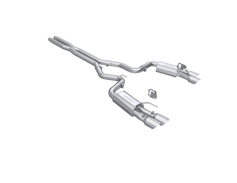 MBRP 2024+ Ford Mustang GT Armor Lite 3in Steet Profile Catback Exhaust  - Stainless Steel Tips