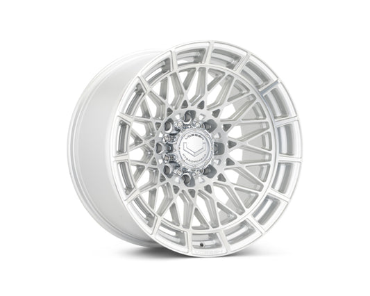 Vossen HFX-3 20x10 - 8x170 - ET18 - Super Deep Face - 125.1 - Silver Polished Wheel