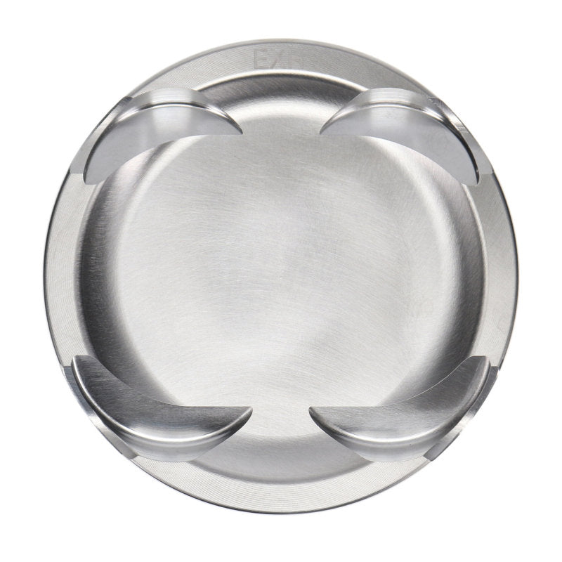 JE Pistons - Set of 4 Mitsubishi 4B11T 87.0mm Bore +.2 Dome Asymmetrical FSR Pistons - Set of 4