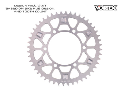 Vortex Racing V4 48 Tooth 520 Rear Sprocket - Silver