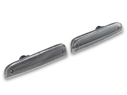 Raxiom 97-01 Jeep Cherokee XJ LED Side Marker Lights- Clear Lens- Amber LED