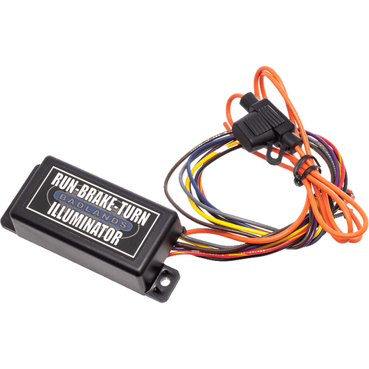 Badlands 86-13 Sportster Hard-Wire Illuminator (Run Brake Turn w/ lEQ)