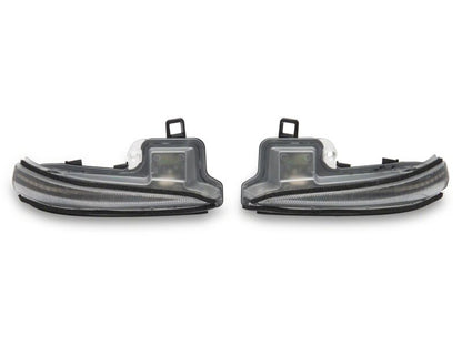 Raxiom 16-23 Toyota Tacoma Axial Series Amber LED Mirror Lights- Clear