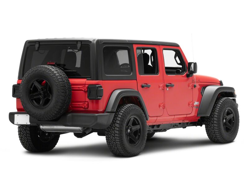 Raxiom 18-26 Jeep Wrangler JL LED Tail Lights- Red Housing- Smoked Lens