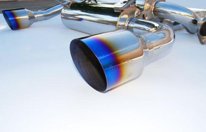 Invidia 03-08 Infiniti G35 Coupe Gemini Single Layer Titanium Tip Cat-back Exhaust