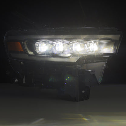 AlphaRex 25-26 Dodge Ram 1500 NOVA LED Proj Headlights- Black w/Activ Lit/ Seq Signal/Switchbk DRL