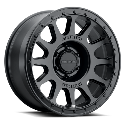 Method MR709 HD Bead Grip 20x 9in / ET12 / 6x135 BP / 87mm Bore - Black Wheel