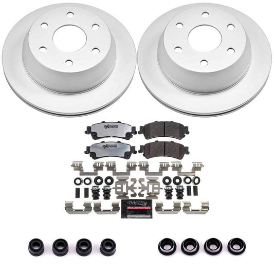 Power Stop 03-05 Chevrolet Astro Rear Z36 Coated Truck & Tow Brake Kit