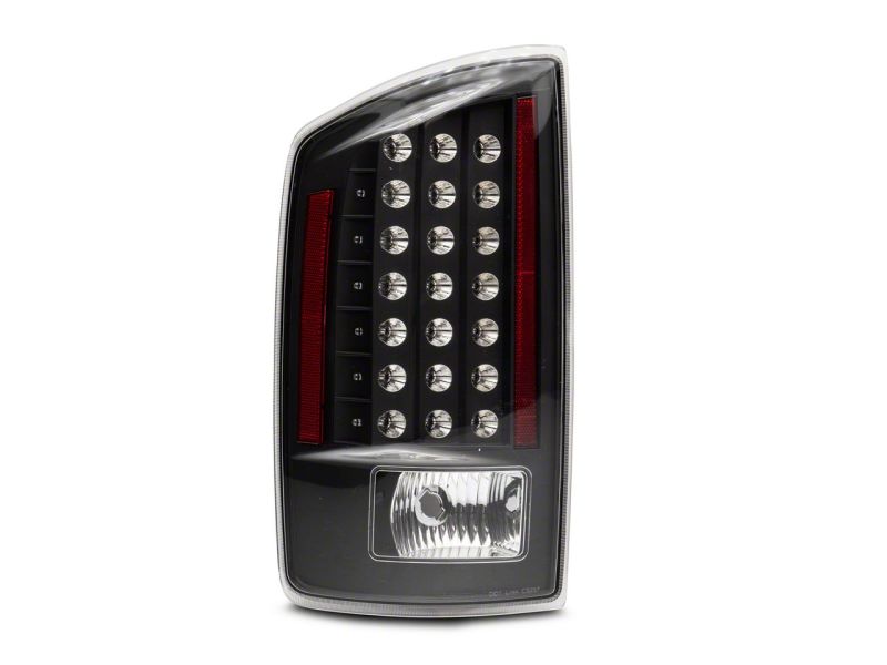 Raxiom 07-08 Dodge RAM 1500 LED Tail Lights- Black Housing (Clear Lens)