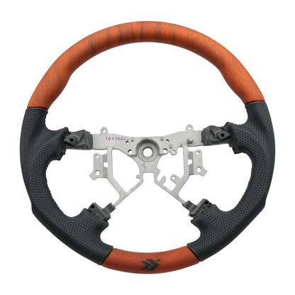 NRG 12-23 Toyota Tacoma OEM Plus Steering Wheel - Koa Wood Finish